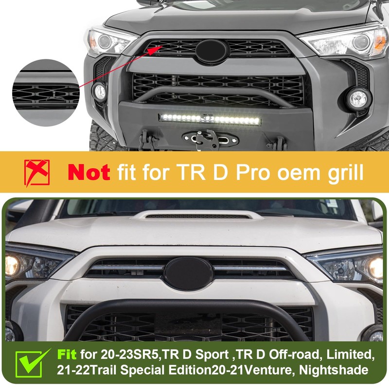 Led Grill Grille Light for 2021 2022 2023 2024 Toyota