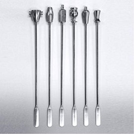 Prodyne Legacy Swizzle Sticks (juego de 6), plata