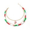 twinkle eye Multi-Layer Christmas Choker Necklace For Women Cartoon Polymer
