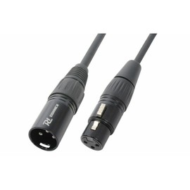 Power Dynamics DMX Cable, PD Connex, 3 Pin Professional XLR Cable with Velcro Fastening, 3 Metre Signal Cable Professional (S/B) Speaker Cable, Male-Female, Speaker Cable, DMX Light Control Cable,
