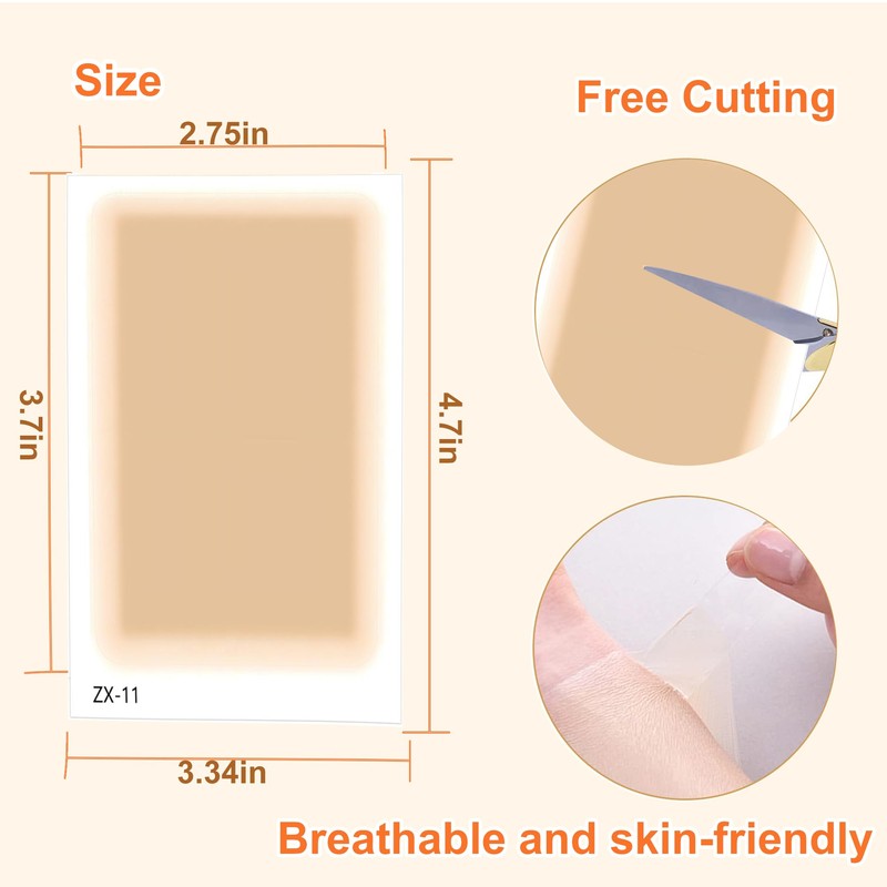8 Pack Tattoo Cover Up Patch, Ultra Thin Waterproof &