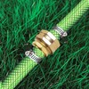 Hourleey Garden Hose Repair Connector with Clamps, Fit for 3/4"