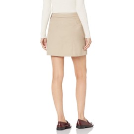 Classroom Uniforms Junior Junior Pleated Tab Scooter Skirt, Khaki, 7 8 US