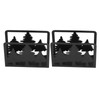 2pcs Tree Napkin Holder Hollow Out Tree Pattern Thickened Nonslip