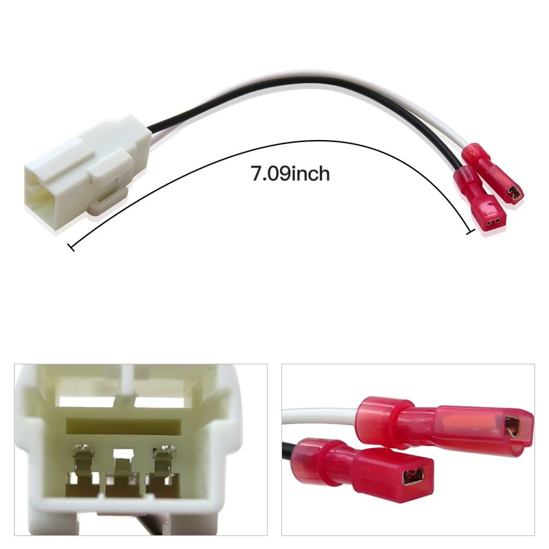 Upgrade Version 4X Front Rear Door Speaker Wire Harness Connector
