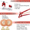 3/16 Inch+1/4 Inch Brake Line Flaring Tools kit Include Copper-Plated