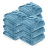 Utopia Bedding Washed Blue 300GSM Fleece Blanket (Queen Size -