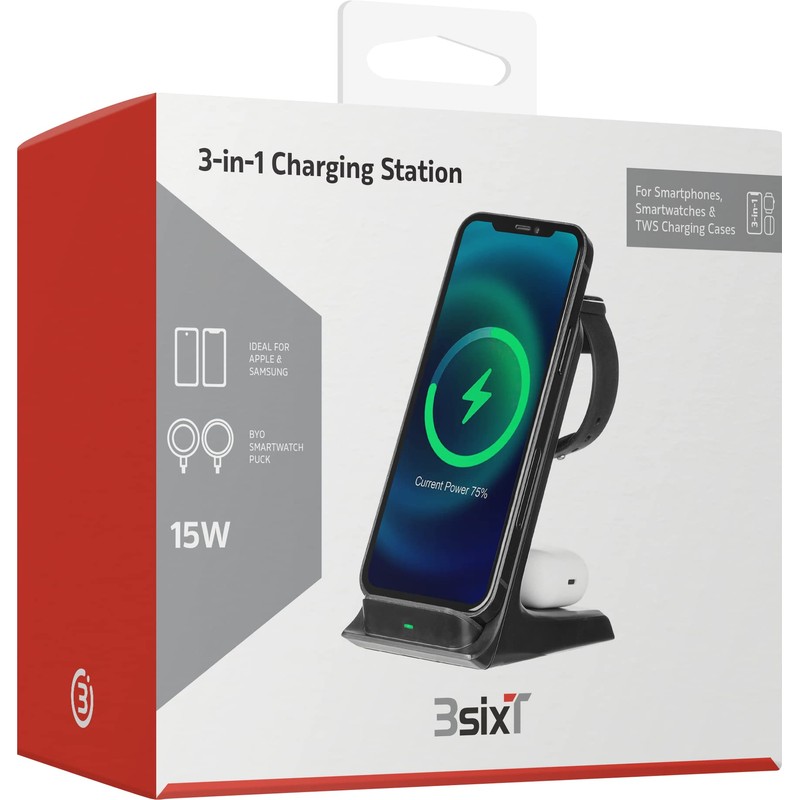 3sixT 3 In 1 Charging Station with AC