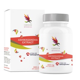 Carnium Botanicals Ashwagandha Extract KSM-66, 60 Capsules