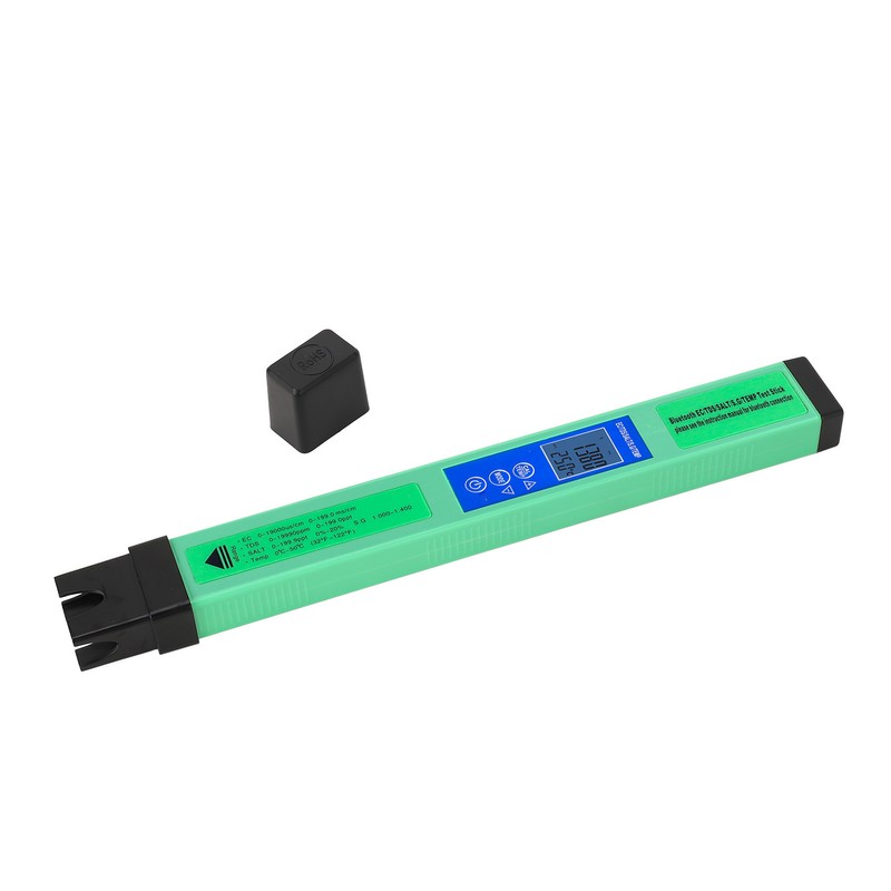 Bluetooth Water Tester EC TDS SALT S.G TEMP 5 in