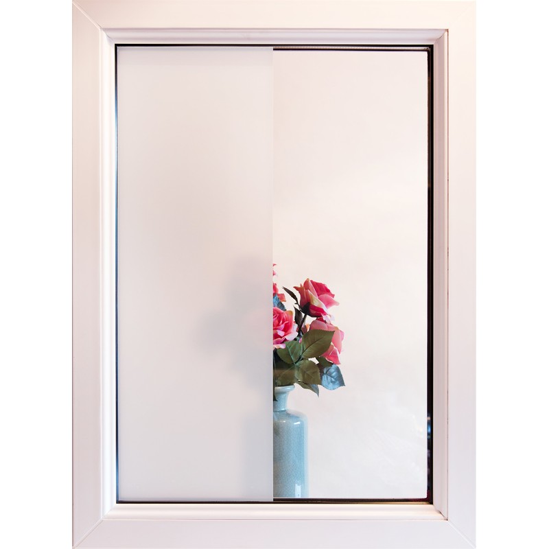 d-c-fix 338-0011-2PK Privacy Glass Reusable Static Cling Window Film, Frost,
