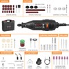 GOXAWEE Rotary Tool Kit with MultiPro Keyless Chuck and Flex