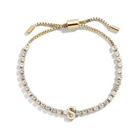 BaubleBar Lyanna Initial Bracelet, Letter S
