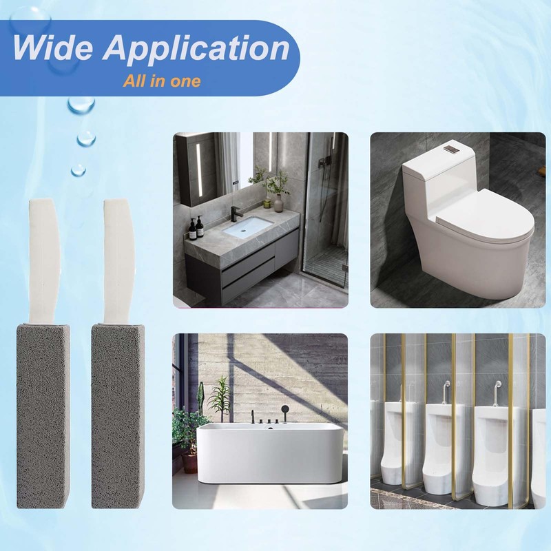 Tuodeal Pumice Cleaning Stone with Handle Pumice Stone for Toilet