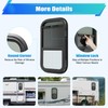 CRYBY Vertical Slider RV Window, Camper Trailer Teardrop RV Window