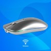 Vorago MO-305-SLIM Mouse inalámbrico Clics Silenciosos Recargable Iluminación RGB Dongle