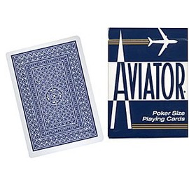 US Playing Card Co. Cards Aviator Poker Size (Blue)