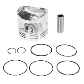 55mm Engine Piston Kit 15mm Pin Rustproof Replacement for LIFAN 140cc Off Road Motorcycle