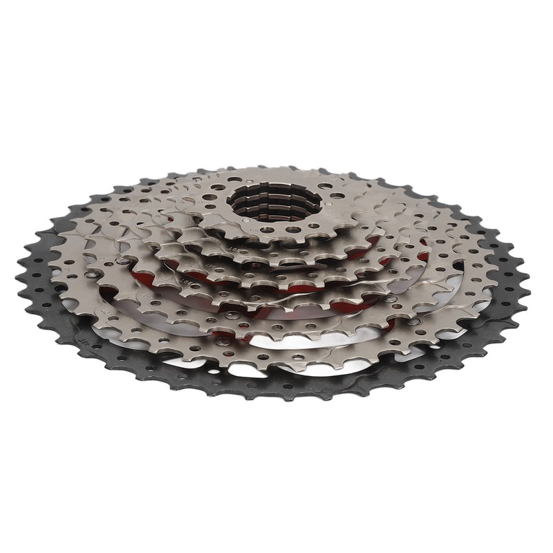 9 Speed Bike Cassette Aluminum Alloy 12 to 46T Precise
