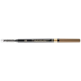 L'Oréal Paris Maquillaje Delineador de cejas impermeable Lápiz de cejas, lápiz mecánico ultrafino, dibuja pequeños pelos de cejas y rellena en áreas escasas y con huecos, Castaño, 2 unidades