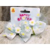 Tulle 2ct Happy Easter Organza Printed Tulle Bows