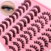 20 Pares De Pestañas Mixtas Rusas Hechas A Mano Con