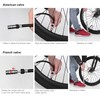 WHEEL UP Portable Pump Hand Push Tire Inflator with Air