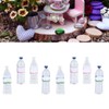 40pcs Dollhouse Water Bottles Set 4 Styles Miniature Drinking Accessories