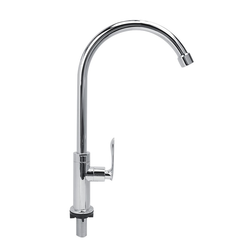 Household Kitchen Water Faucet Tap Chrome Plated Bathroom Kitchen Faucet