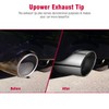 Upower 4 Inch Inlet Exhaust Tip, 4" Inlet 7" Outlet
