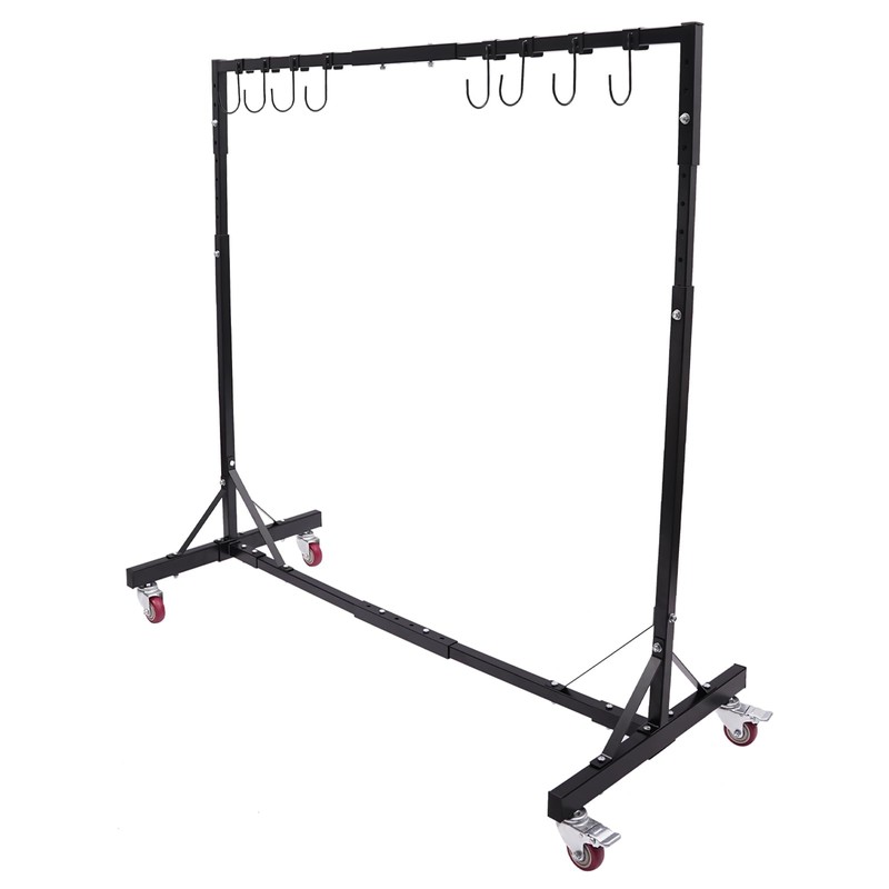 Pinelicorn Automotive Painting Rack Adjustable Height 5ft-7ft, Adjustable Length 4.99-5.9ft,