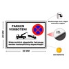 Pack of 2 – Parking Prohibited Sign – Clear Sign