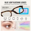 Jectieey Blue Light Blocking Glasses for Women Men,Oversize Fashion Squre