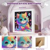 GHHKUD Diamond Art Kits for Kids with Frame, 5D Diamond