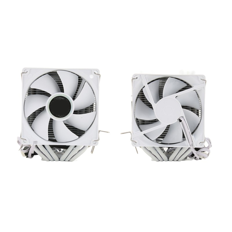 CPU Air Cooler 3.5in Dual Tower 6 Heat Pipes 3pin