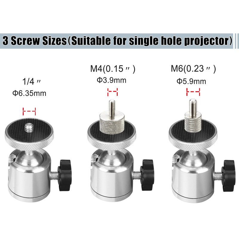 2-Be-Best Projector Mount Mini Projector Ceiling Mount Adjustable Bracket Swivel