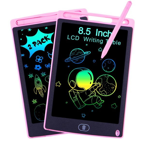 2 Pack LCD Writing Board Children 8.5 Inch Painting Board