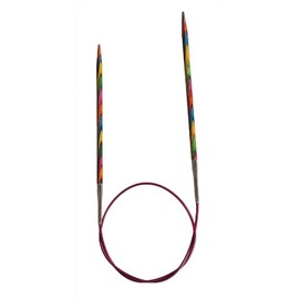 KnitPro 100 cm x 3.25 mm Symfonie Fixed Circular Needles, Multi-Color