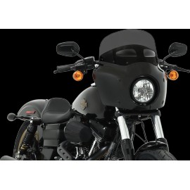 Memphis Shades Road Warrior Vented Windshield for Motorcycles, 9 inch, Dark