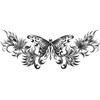 XQB Butterfly Tattoo Chest Tattoo Underboob Tattoo Festival Tattoo Set