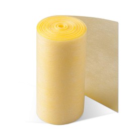 Zigzag Yellow Shower Waterproof Membrane (5" x 21.25') for Bathroom, Shower Wall, Floor, Niche, Pan & More, Easy Installation