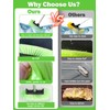 Jisejima Five-Sided Car Wash Brush with Long Handle，Soft Bristle Scrub