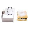 Pastry Tek Stainless Steel Square Pastry Ring Mold with Press