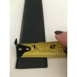 LPC 1 1/2" BLACK Vinyl Insert 1/16" Thick Trim Flexible RV Screw Cover Sold by Foot