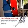 2Pcs Guitar Strap Lock Metal Button Strap Lock Straplocks Strap