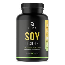 Lecitina De Soya De 180 Cpsulas Soy Lecithin B Life 180 Cpsulas                                                                                       