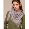 Prettystern Women's 100% Cashmere Feather Light Ring Neckerchief Made of