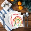 Pack of 40 Rainbow Napkins, Rainbow Decoration Children's Birthday, Napkins,
