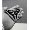 UsaStandard 2x Car Fender Sasquatch Big Foot Emblem Badge M-Black