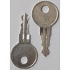 2 Keys Cut to Key Code TM704 for all locks